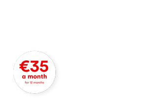 Sweet Deal from €35 a month for 12 months