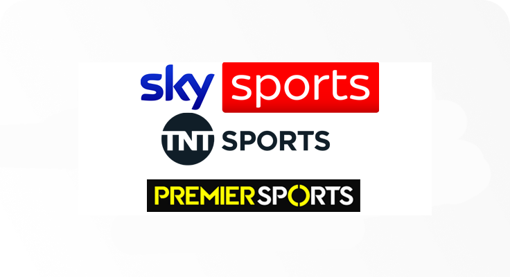 Sky Sports, Premier Sports and TNT Sports logo