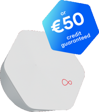 WiFi pod, or €50 credit guaranteed.